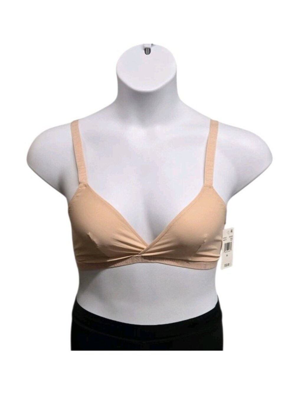 Steve Madden Womens Size XL Rose Dust Pink Triangle Lounge Bra Comfort